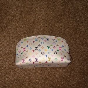 Multicolor Louis Vuitton makeup bag